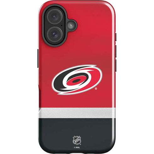 NHL Carolina Hurricanes Jersey iPhone 16 Plus Impact Case